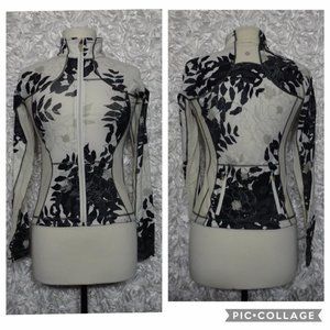 Lululemon Floral Print Fitted Jacket 2